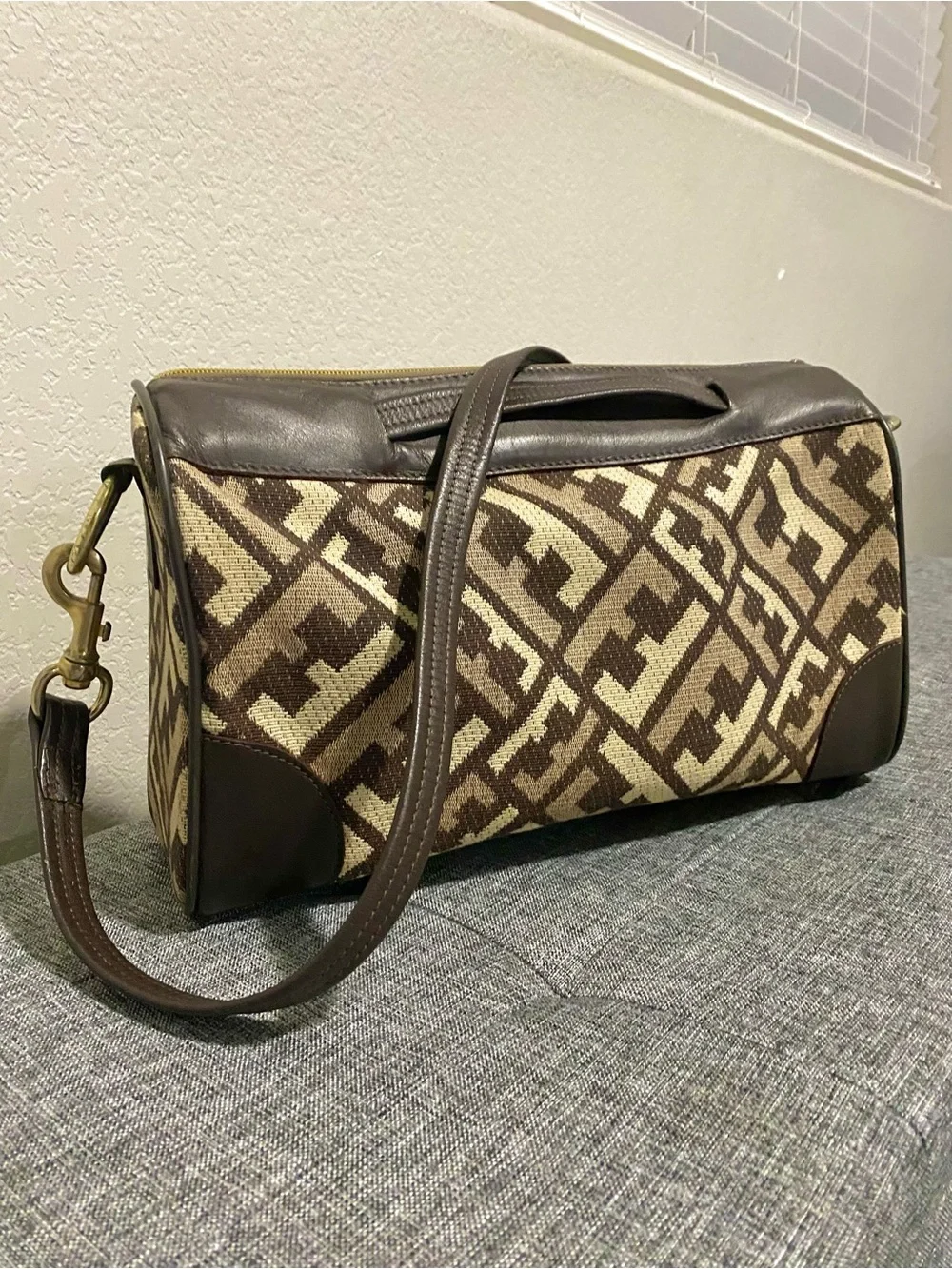 Fendi Zucca Boston Bag - Picture 4 of 13